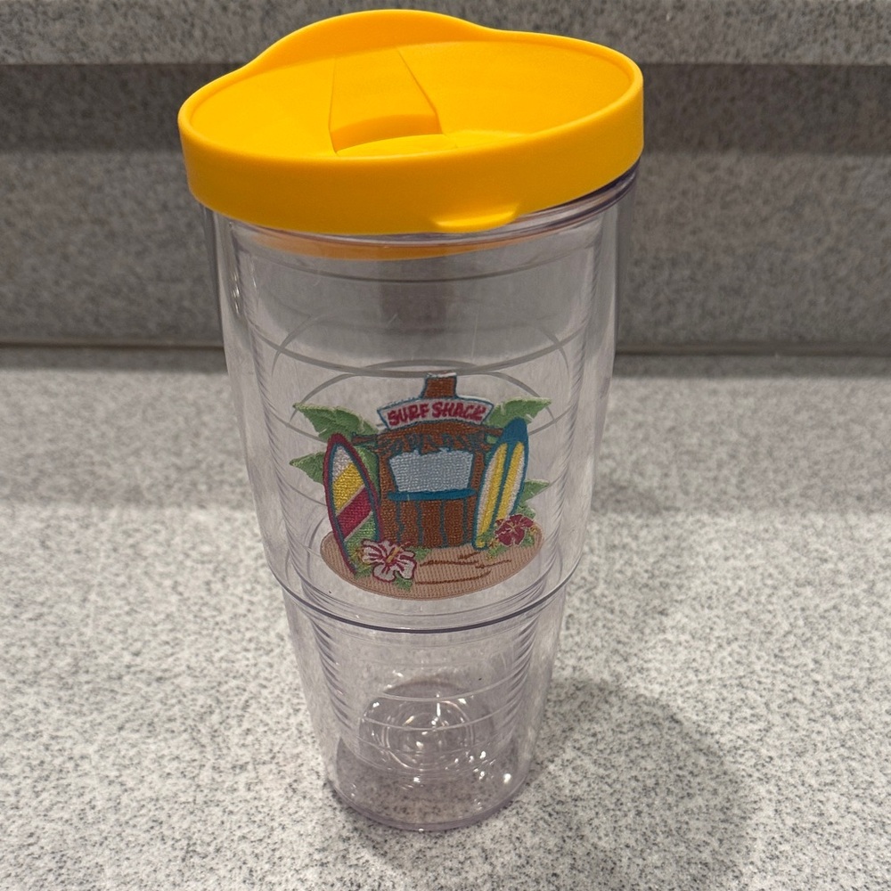 Tervis Surf Shack Tumbler with Bright Yellow Lid